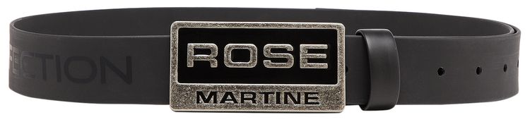 Martine Rose Rubber Tyre Belt Black