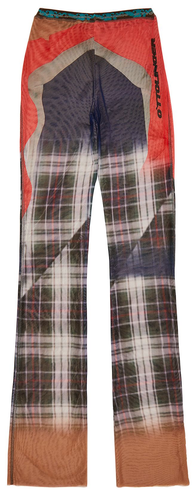 Ottolinger Mesh Pants Surf Plaid Print