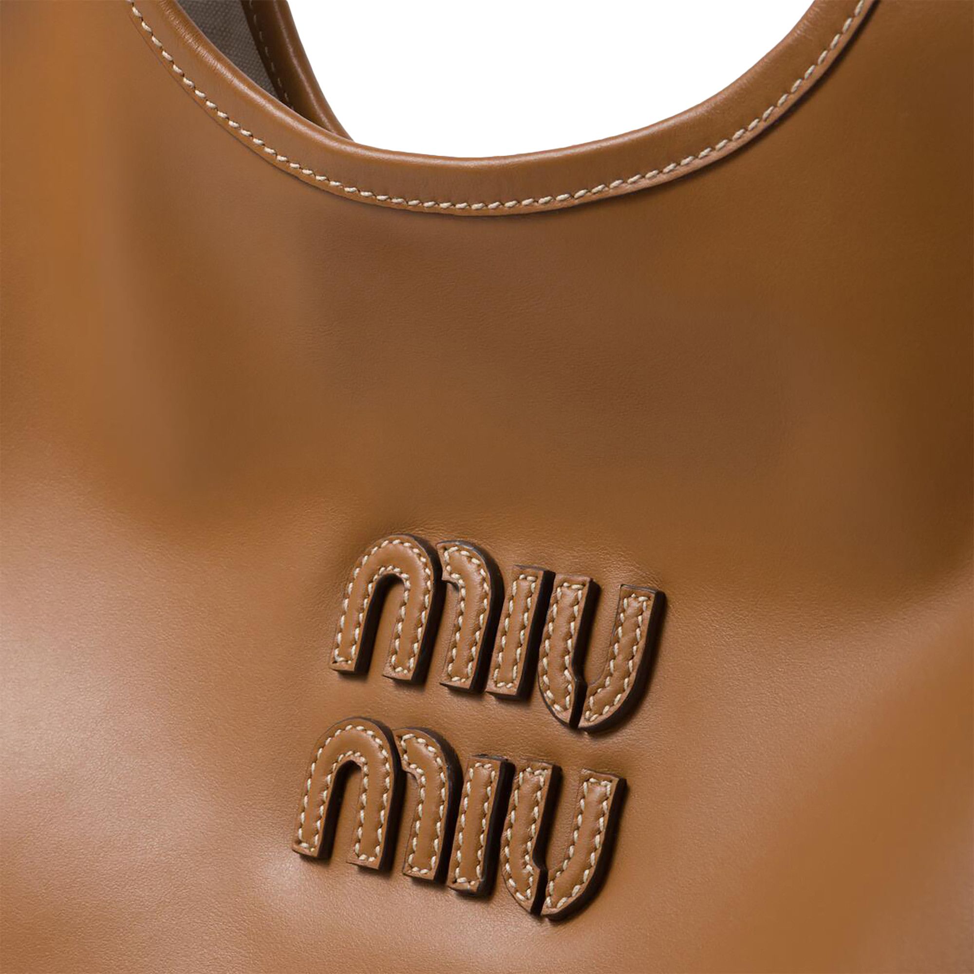 Buy Miu Miu Ivy Leather Bag 'Cognac' - 5BG231 ACRW F0046 | GOAT