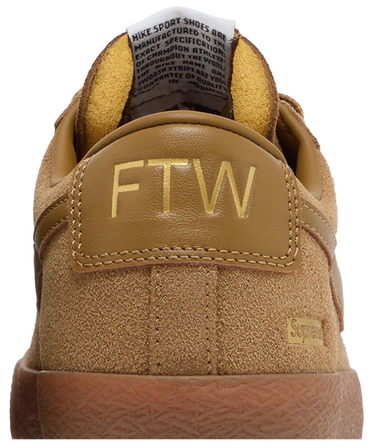 Nike Supreme x SB Blazer Low GT Golden Beige