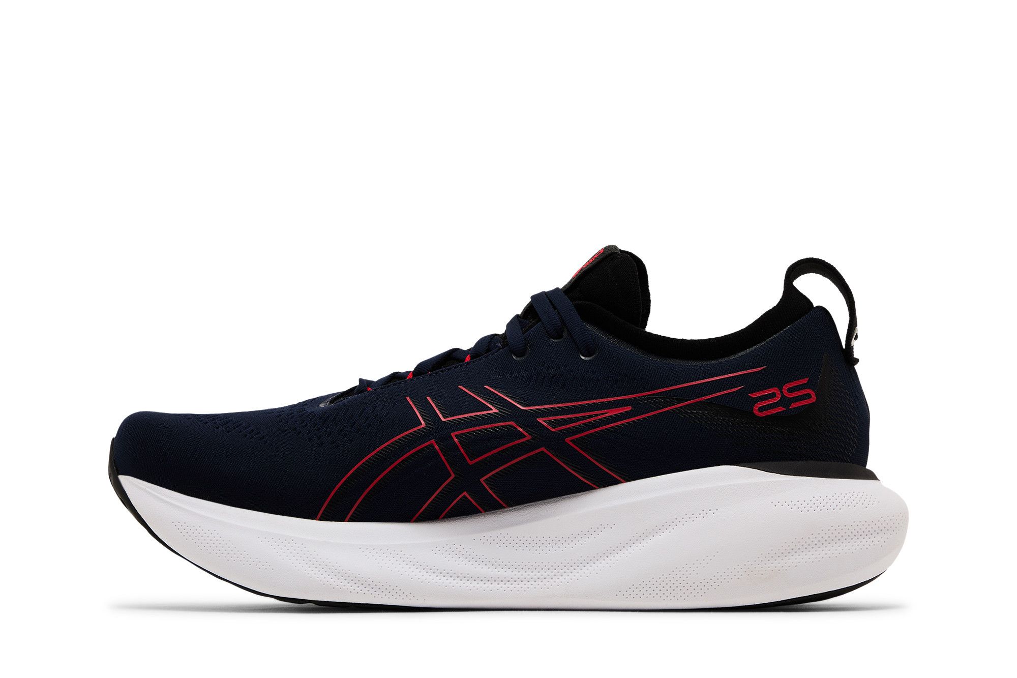 Buy Asics Gel Nimbus 25 'Midnight Electric Red' - 1011B547