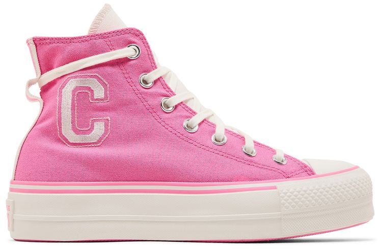 Converse Wmns Chuck Taylor All Star Lift Platform Retro Varsity High Oops Pink