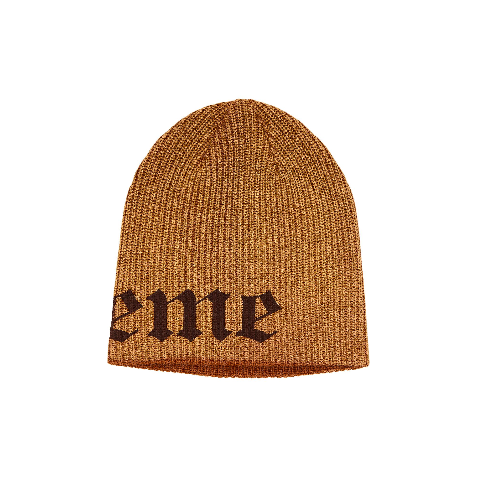 Buy Supreme Old English Printed Beanie 'Tan' - SS25BN13 TAN | GOAT