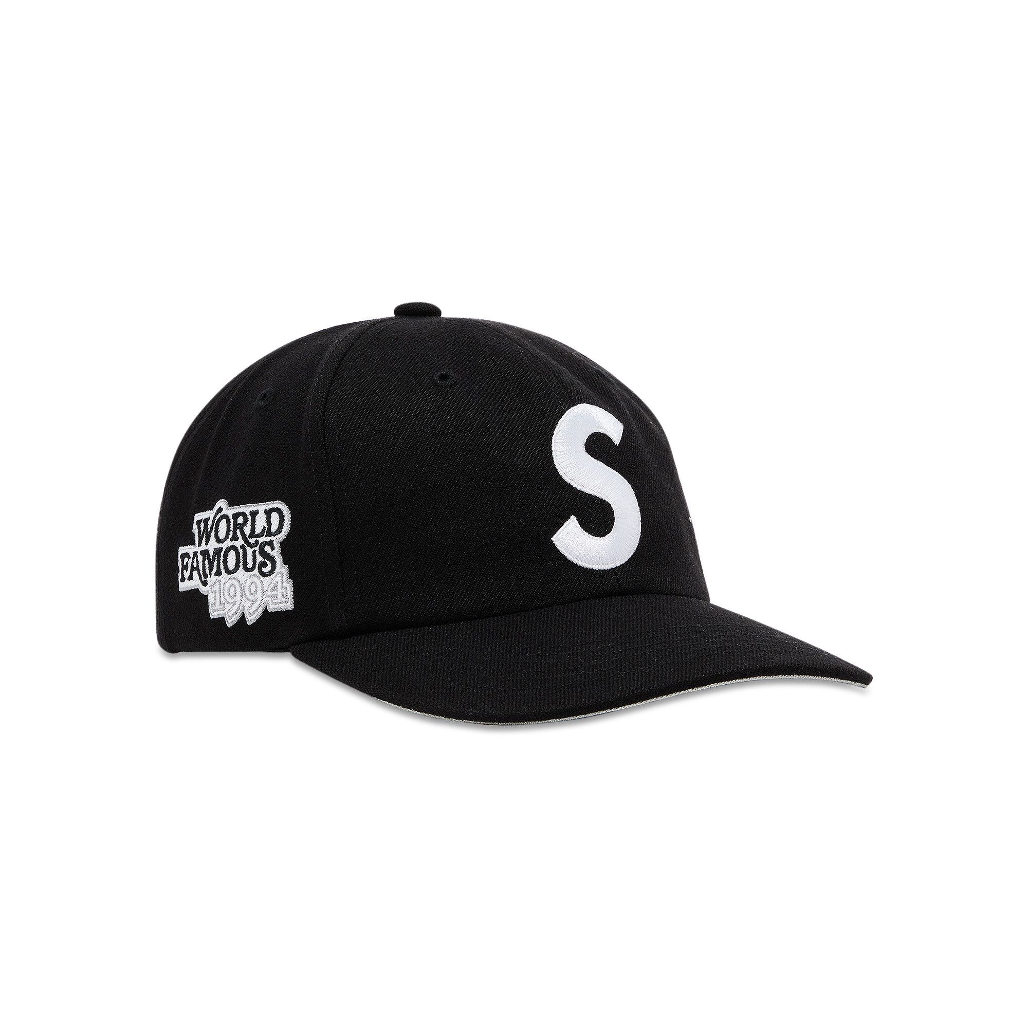 Buy Supreme World Famous S Logo 6-Panel 'Black' - SS25H23