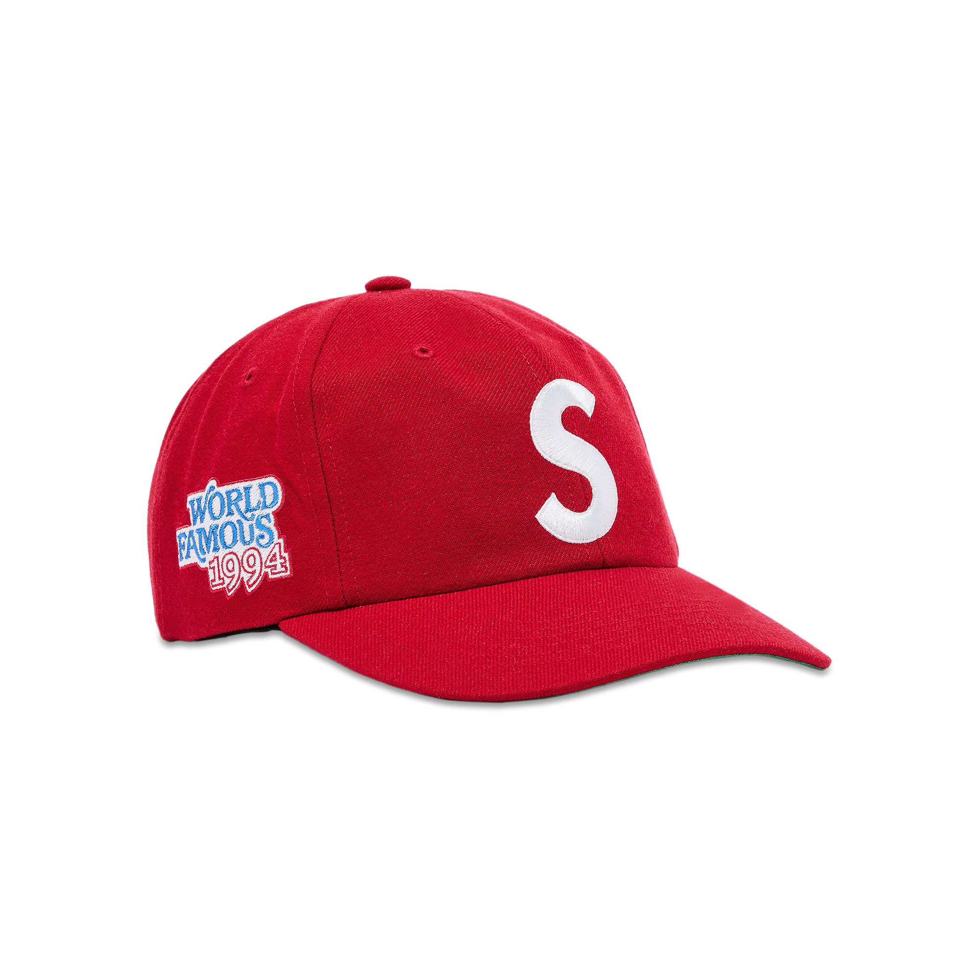 Buy Supreme World Famous S Logo 6-Panel 'Red' - SS25H23 RED