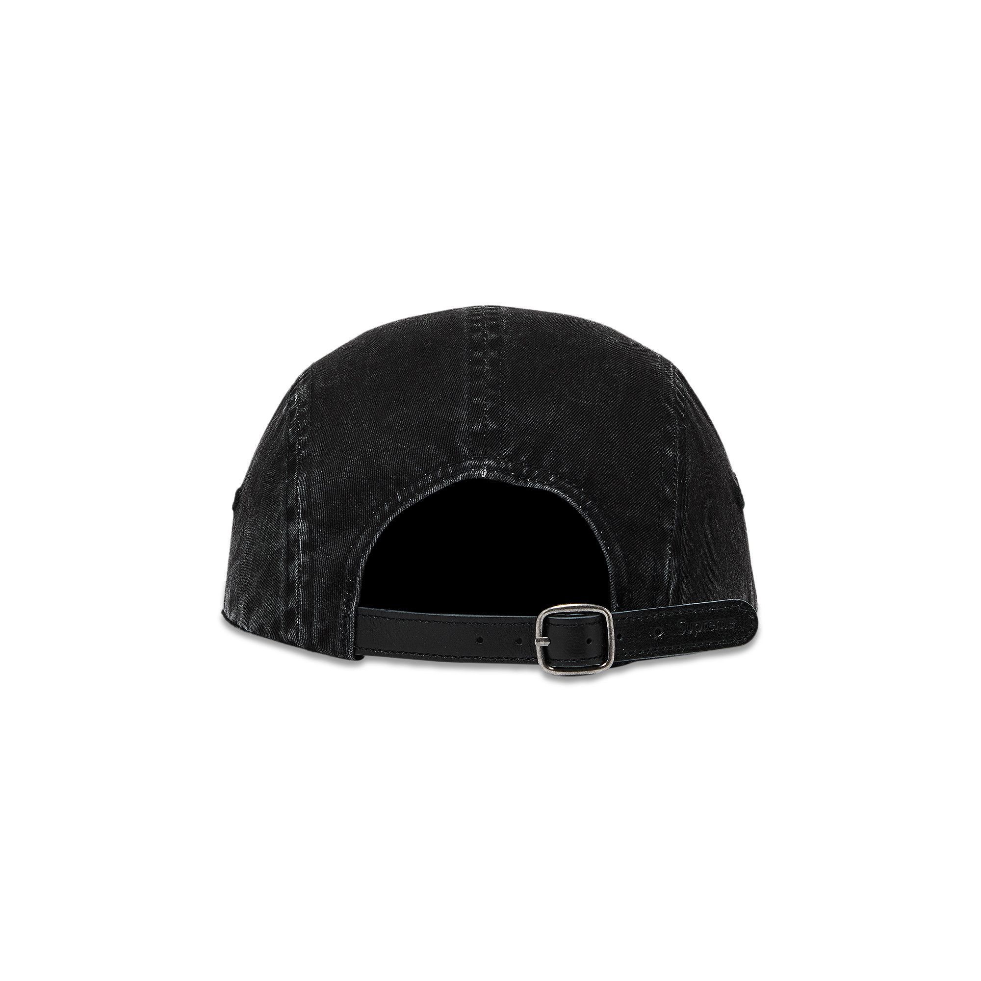 Buy Supreme Washed Chino Twill Camp Cap 'Black' - SS25H40