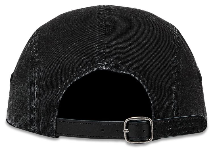 Supreme Washed Chino Twill Camp Cap Black