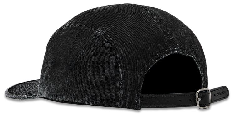 Supreme Washed Chino Twill Camp Cap Black