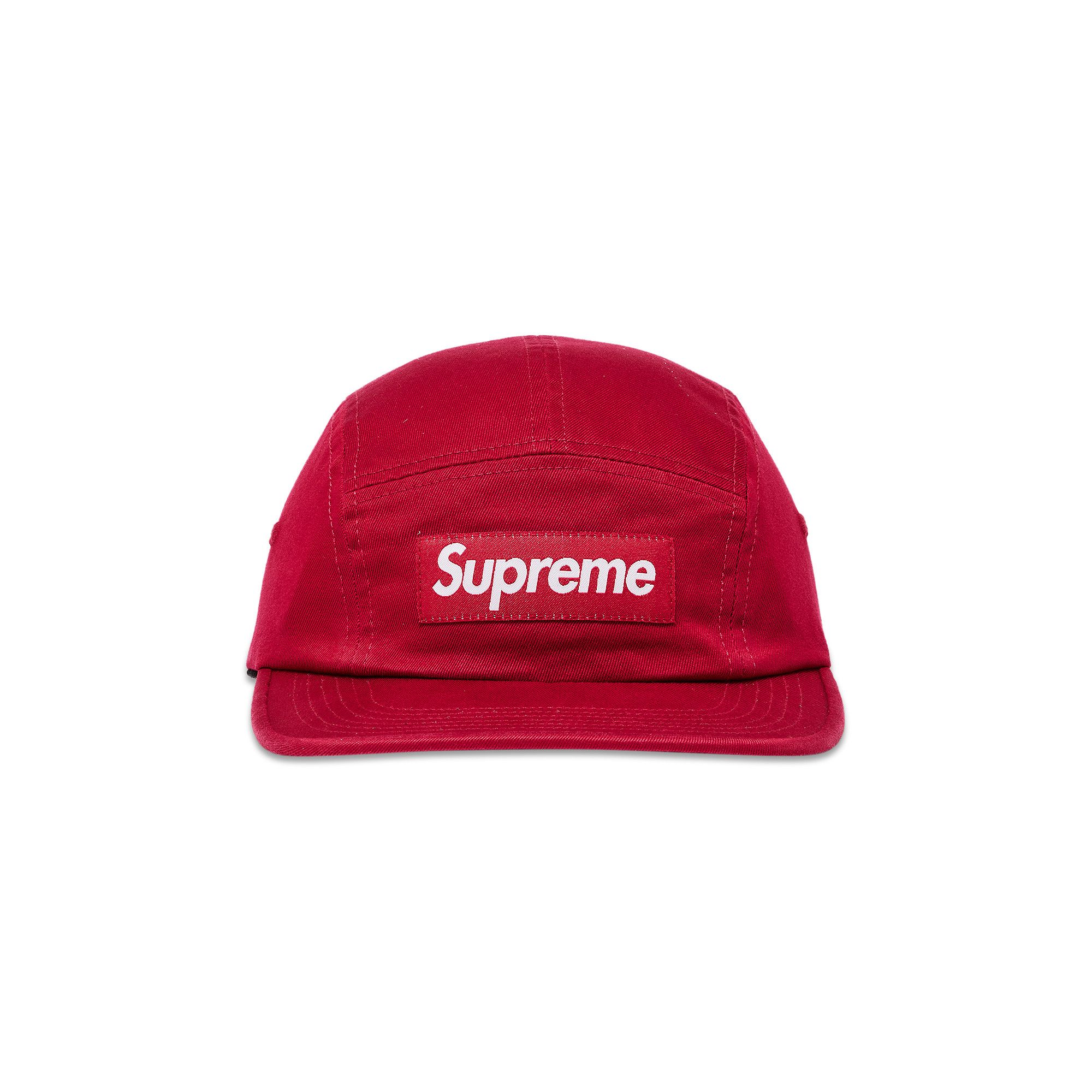 Supreme Bleached Chino Camp Cap Red 赤 Buy Supreme Washed Chino Twill Camp Cap 'Red' - SS25H40 RED