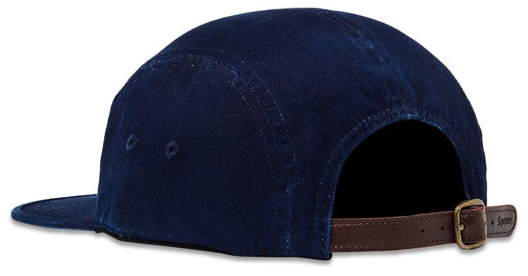 Supreme Washed Chino Twill Camp Cap Indigo