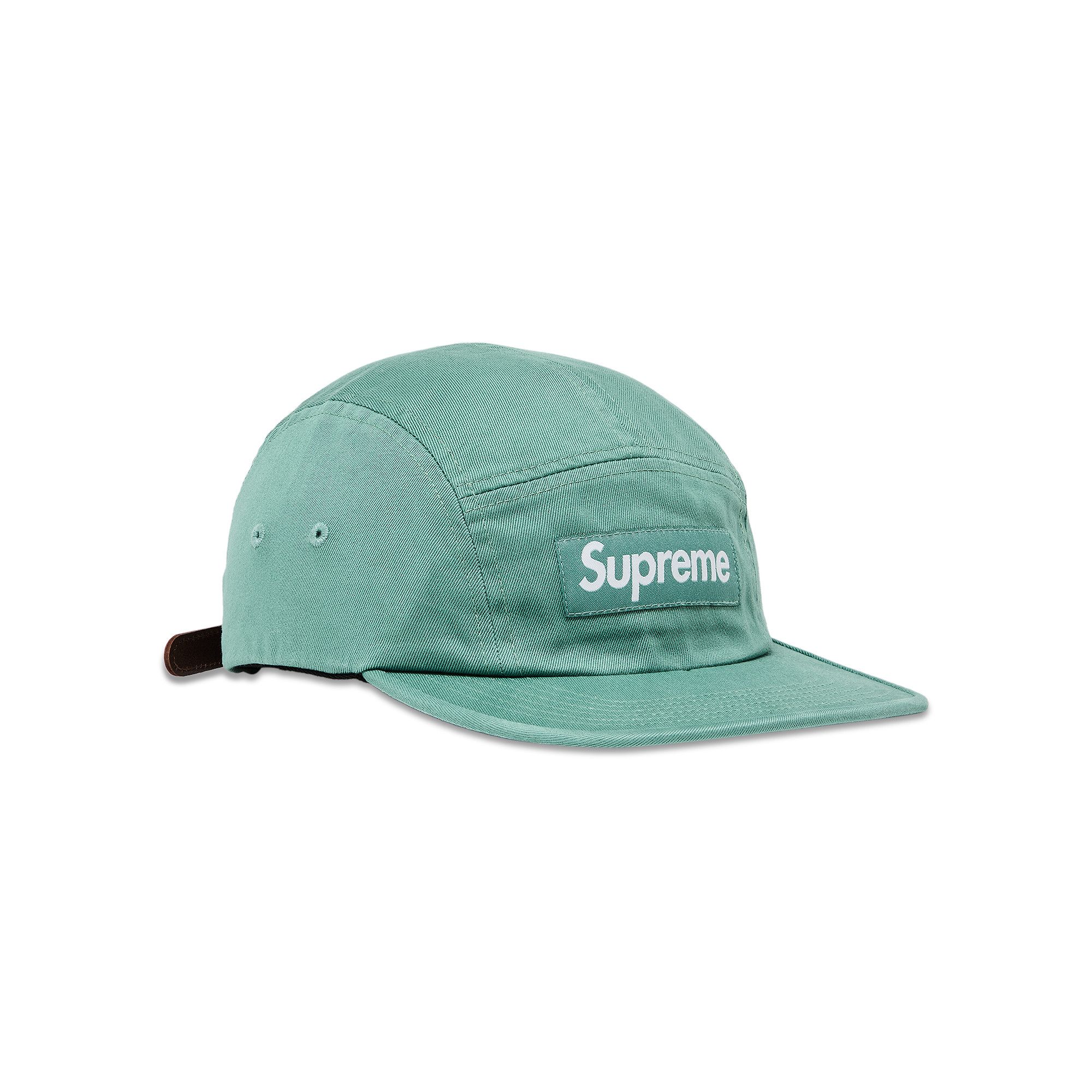 Buy Supreme Washed Chino Twill Camp Cap 'Sage' - SS25H40 SAGE | GOAT
