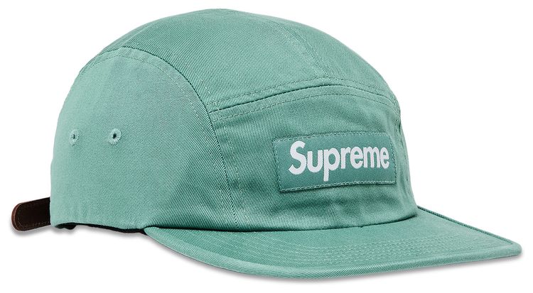 Supreme Washed Chino Twill Camp Cap Sage