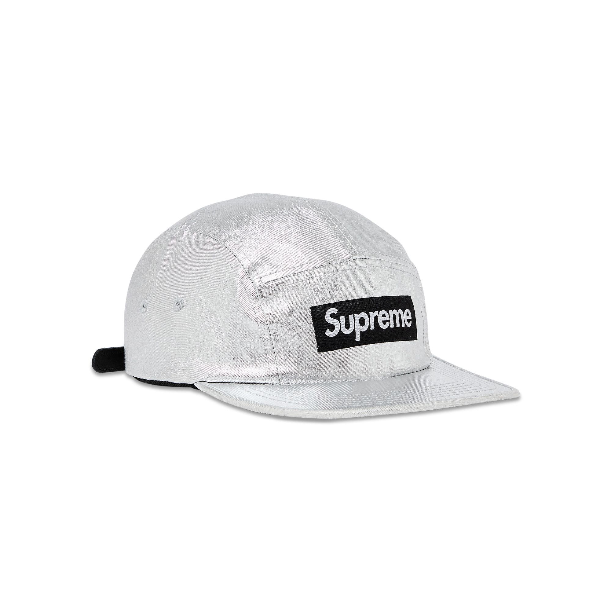 帽子 Supreme Washed Chino Twill Camp Silver Buy Supreme Washed Chino Twill Camp Cap 'Silver' - SS25H40