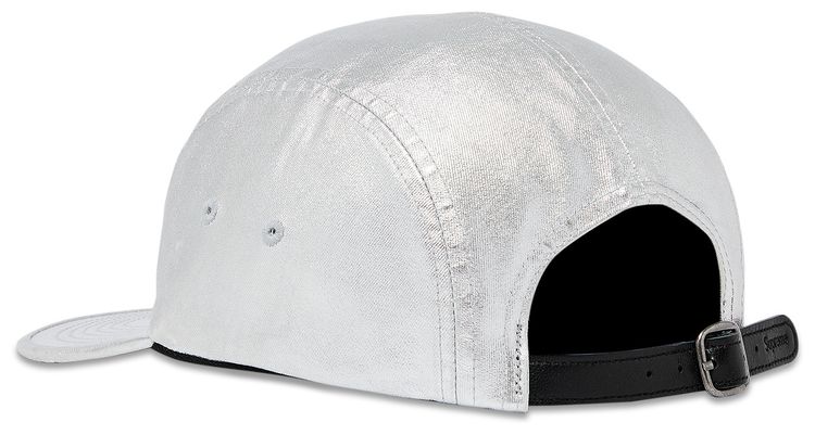 Supreme Washed Chino Twill Camp Cap Silver