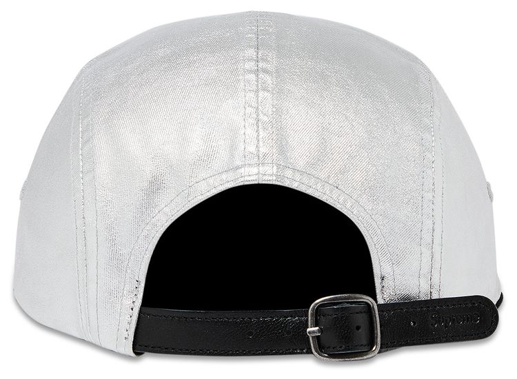 Supreme Washed Chino Twill Camp Cap Silver