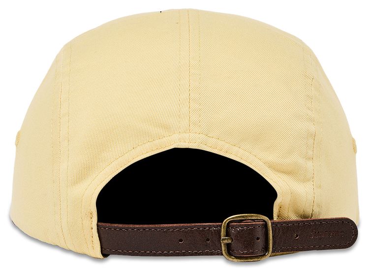 Supreme Washed Chino Twill Camp Cap Light Yellow