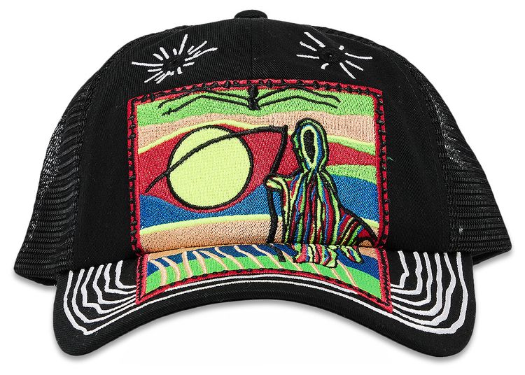 Supreme Reaper Mesh Back 6 Panel Black