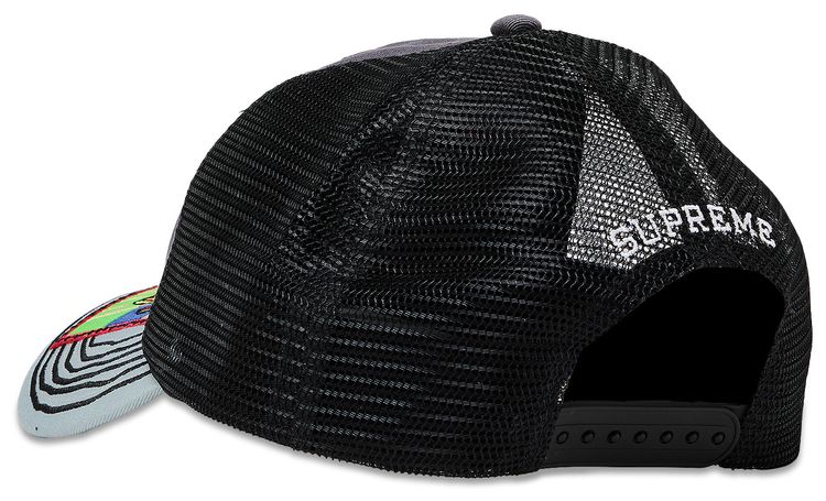 Supreme Reaper Mesh Back 6 Panel Grey