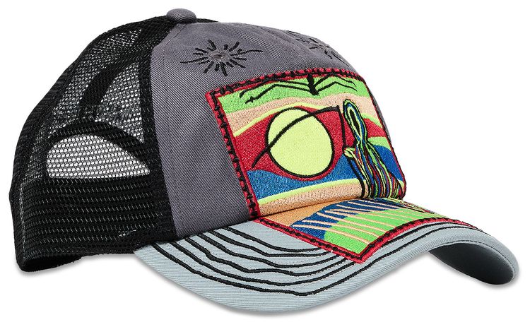 Supreme Reaper Mesh Back 6 Panel Grey