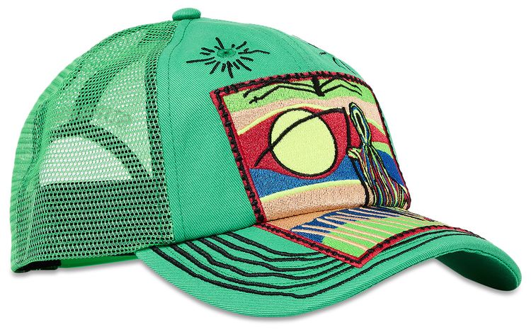 Supreme Reaper Mesh Back 6 Panel Green