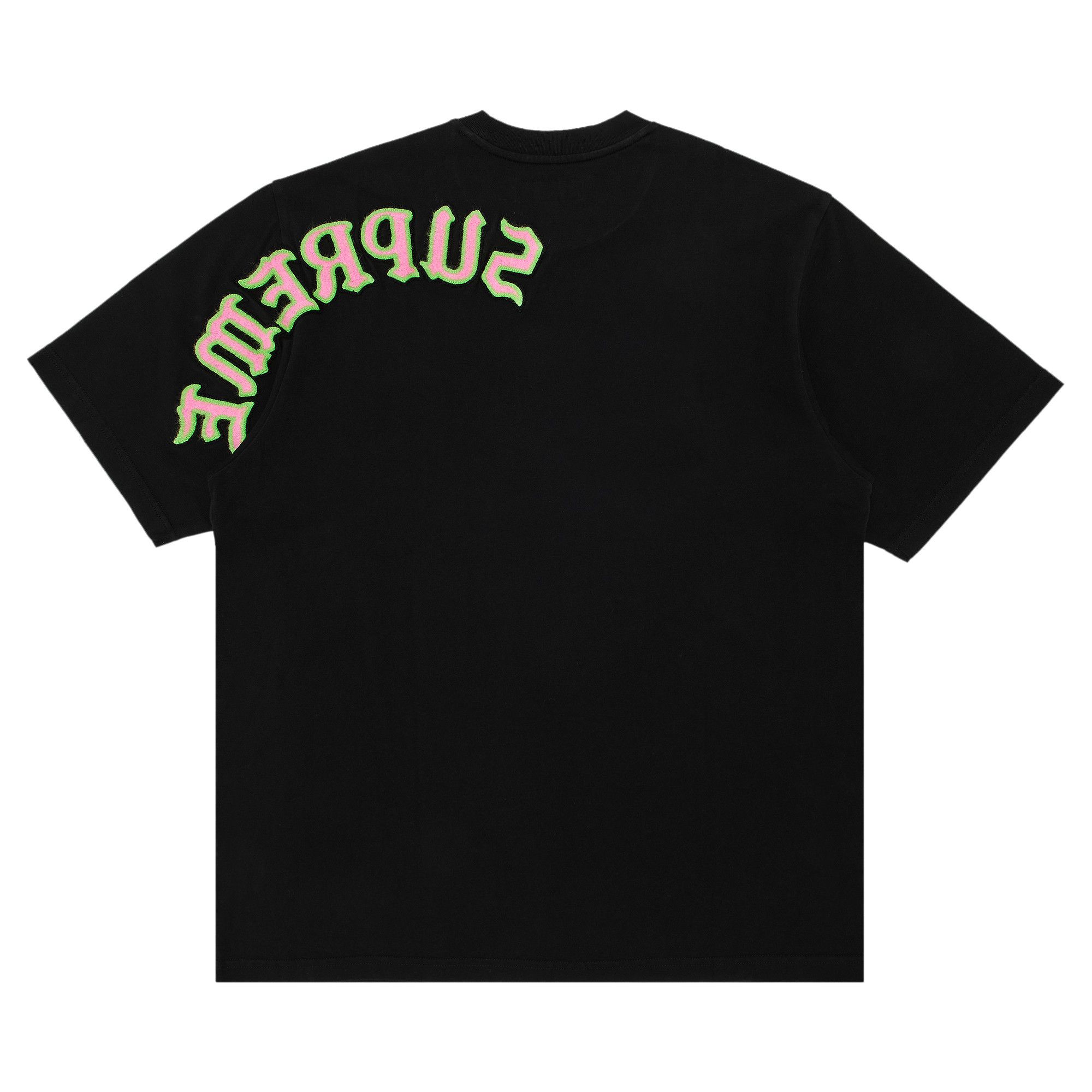 Buy Supreme Brushed Arc Short-Sleeve Top 'Black' - SS25KN25 BLACK