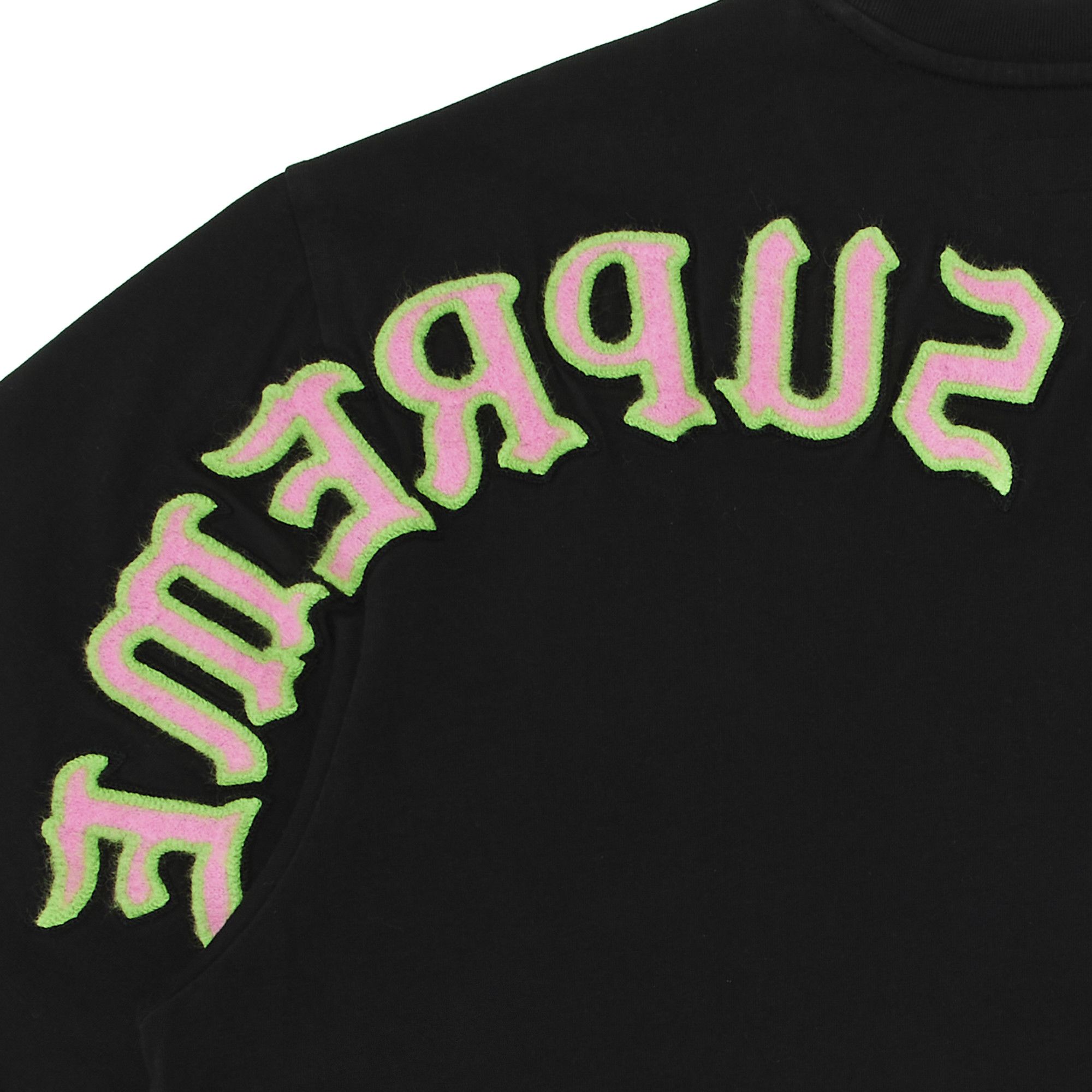 Buy Supreme Brushed Arc Short-Sleeve Top 'Black' - SS25KN25 BLACK