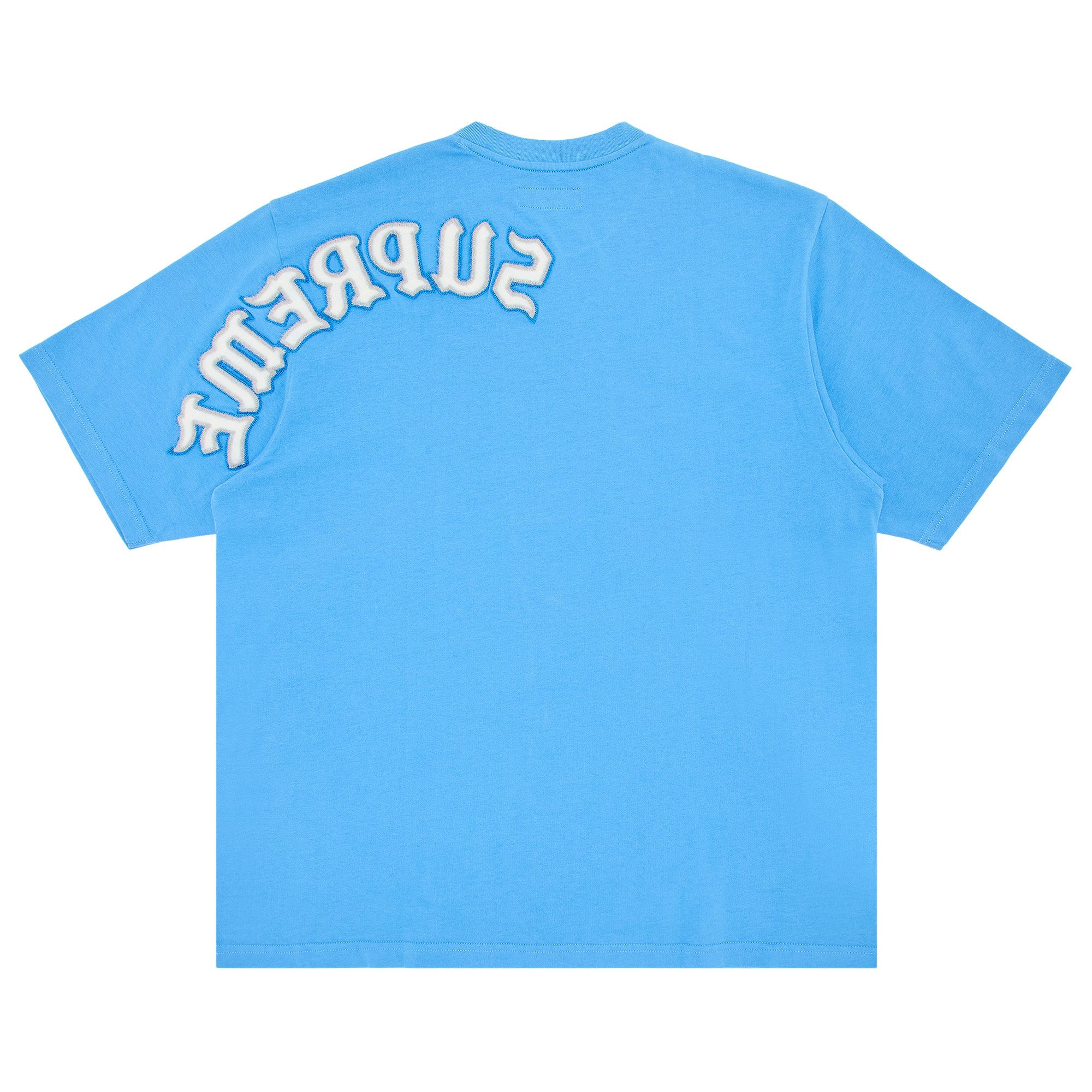 Buy Supreme Brushed Arc Short-Sleeve Top 'Light Royal