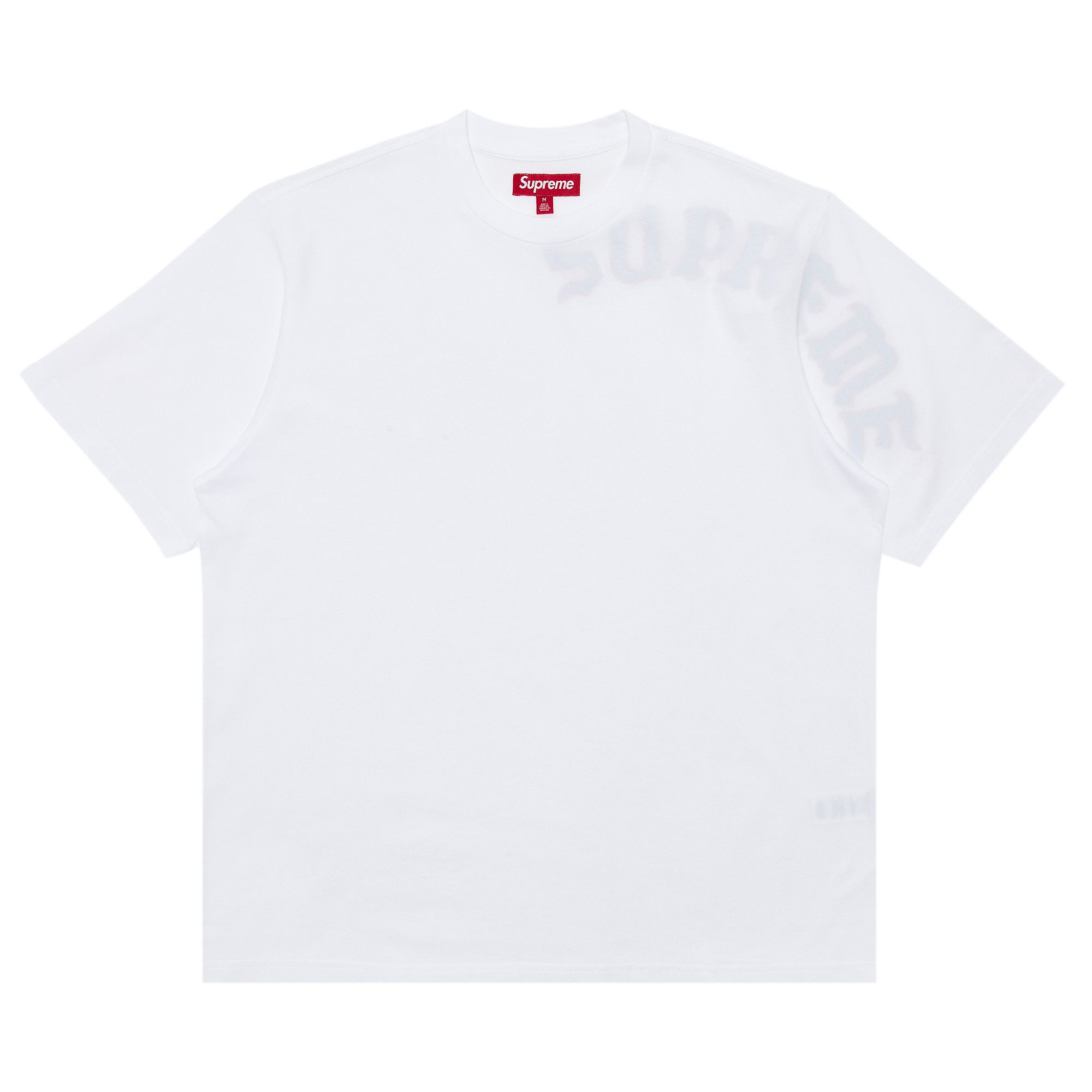 Buy Supreme Brushed Arc Short-Sleeve Top 'White' - SS25KN25
