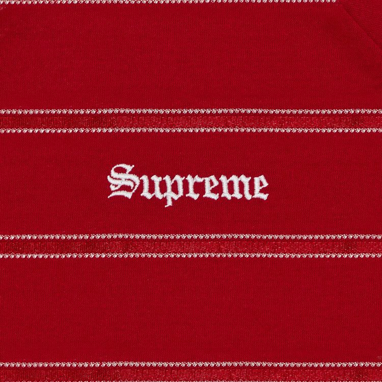 Supreme x Umbro Stripe Soccer Jersey Red