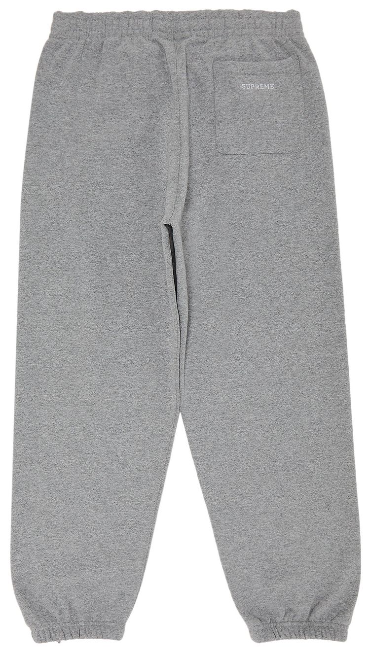 Supreme S Logo Sweatpant Heather Grey
