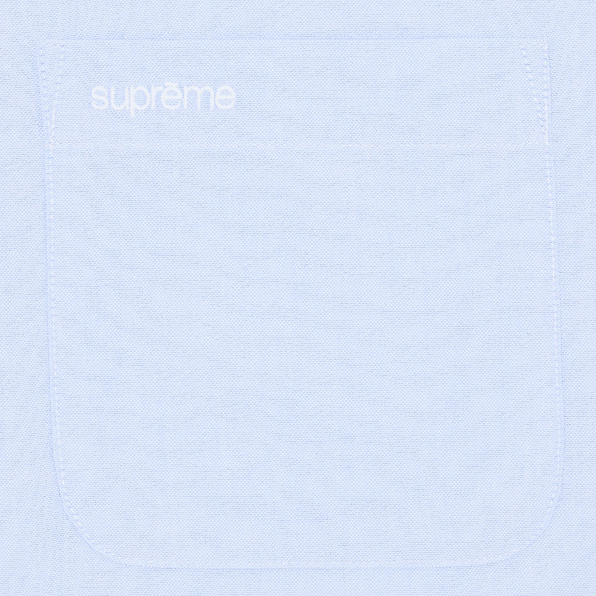 Buy Supreme Loose Fit Oxford Short-Sleeve Shirt 'Light Blue