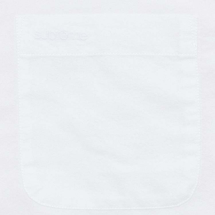 Supreme Loose Fit Oxford Short Sleeve Shirt White