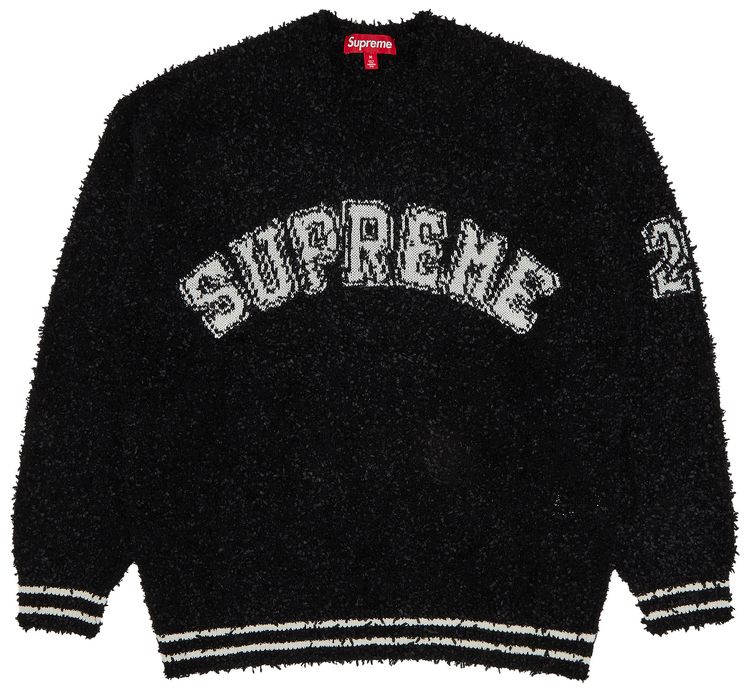 Supreme Textured Arc Sweater Black
