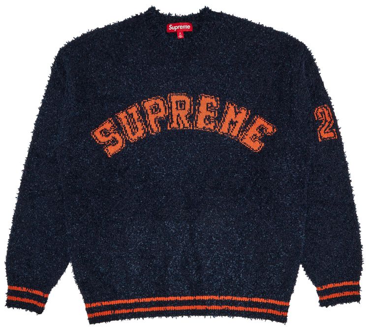 Supreme Textured Arc Sweater Navy