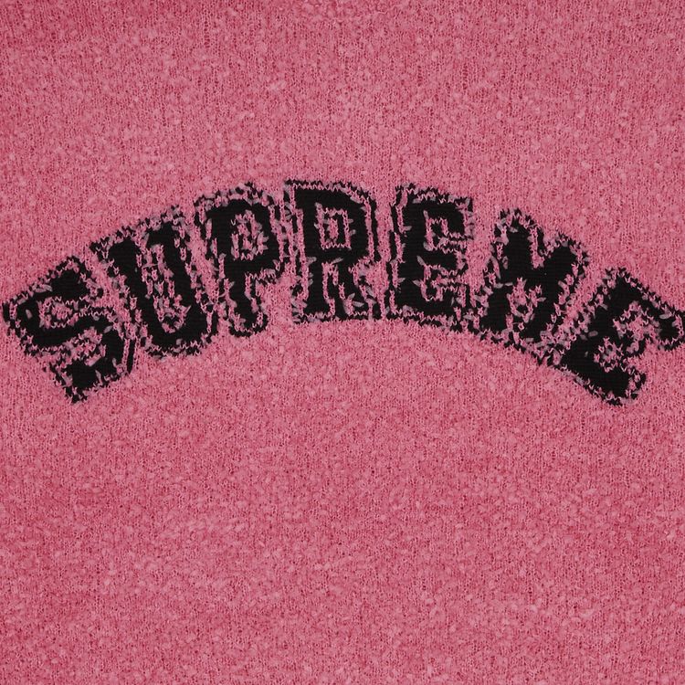 Supreme Textured Arc Sweater Pink