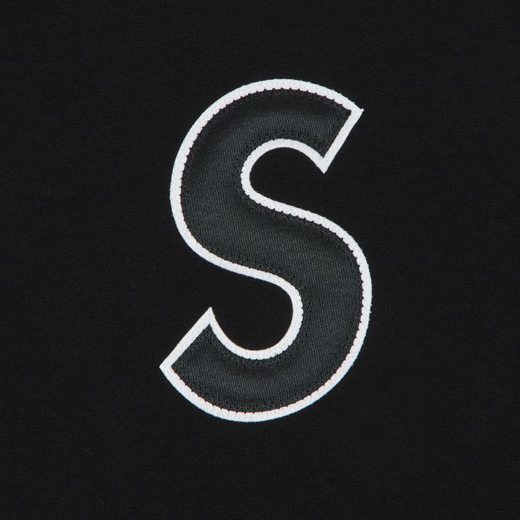 Supreme S Logo Hooded Sweatshirt Black