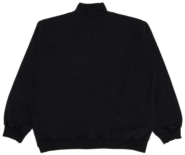 Supreme Small Box Half Zip Pullover Black