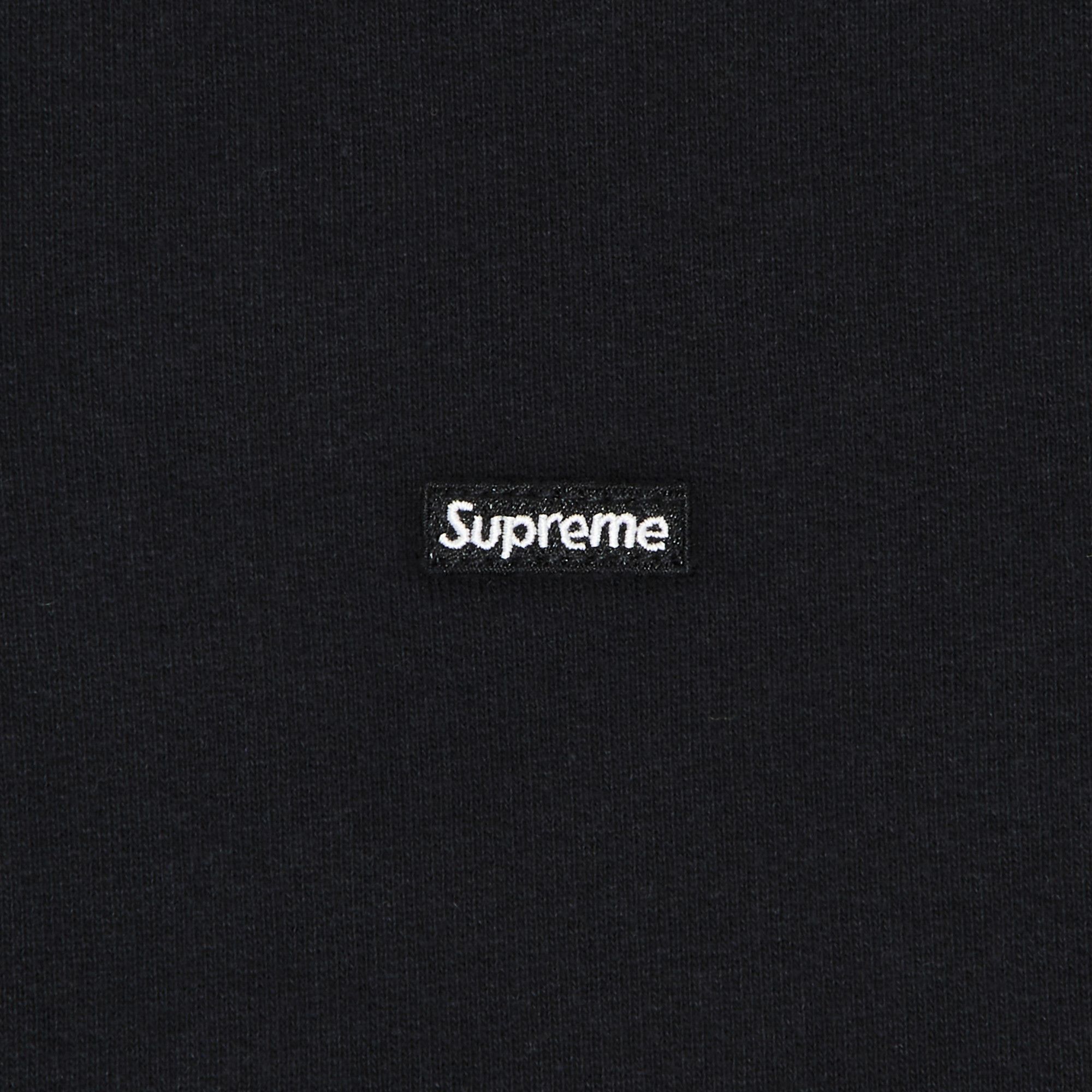 Buy Supreme Small Box Half Zip Pullover 'Black' - SS25SW6 Buy Supreme Small Box Half Zip Pullover 'Black' - SS25SW6