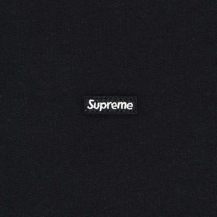 Supreme Small Box Half Zip Pullover Black