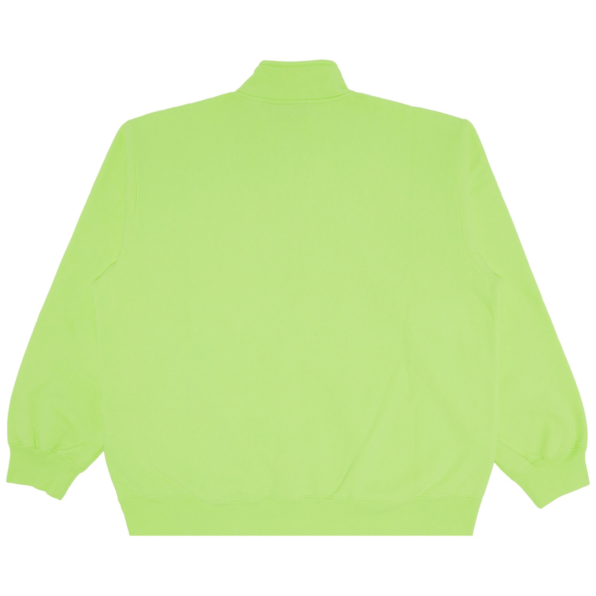 Buy Supreme Small Box Half Zip Pullover 'Fluorescent Yellow