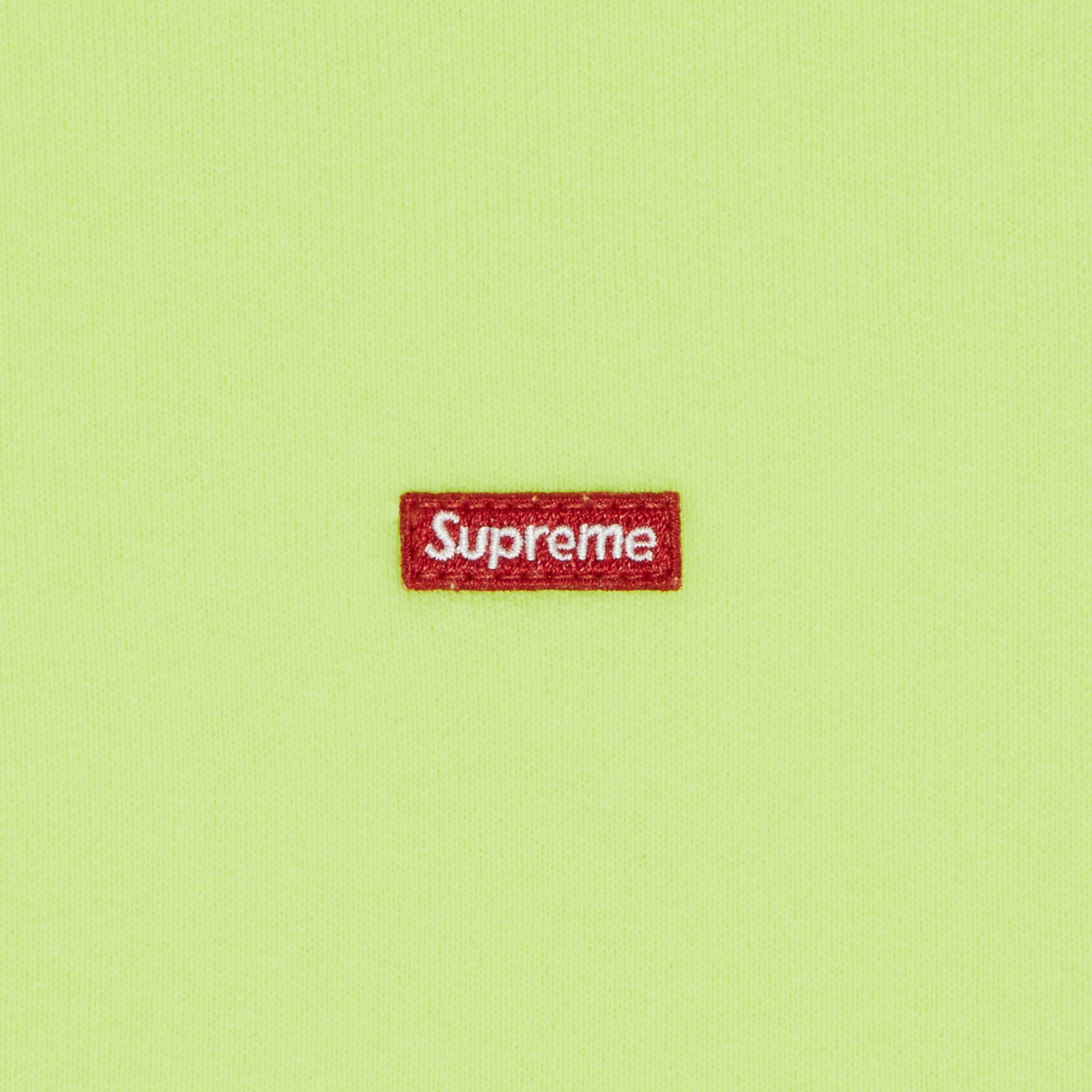 Buy Supreme Small Box Half Zip Pullover 'Fluorescent Yellow Buy Supreme Small Box Half Zip Pullover 'Fluorescent Yellow