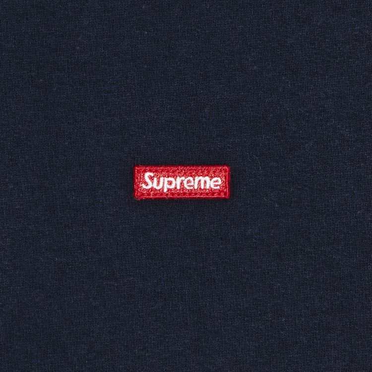 Supreme Small Box Half Zip Pullover Navy