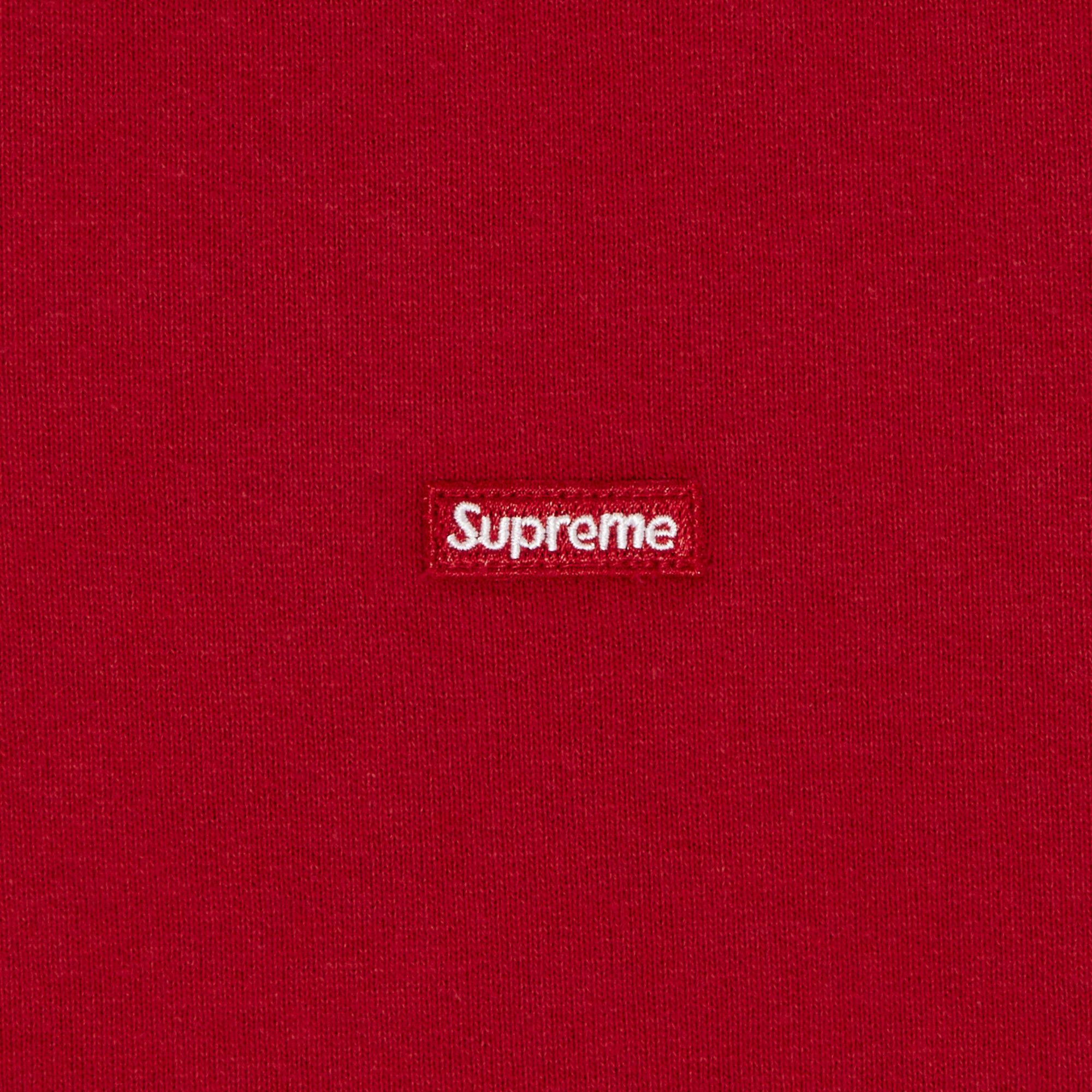 Buy Supreme Small Box Half Zip Pullover 'Red' - SS25SW6 RED