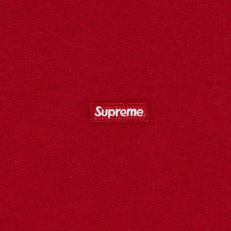 Supreme Small Box Half Zip Pullover Red