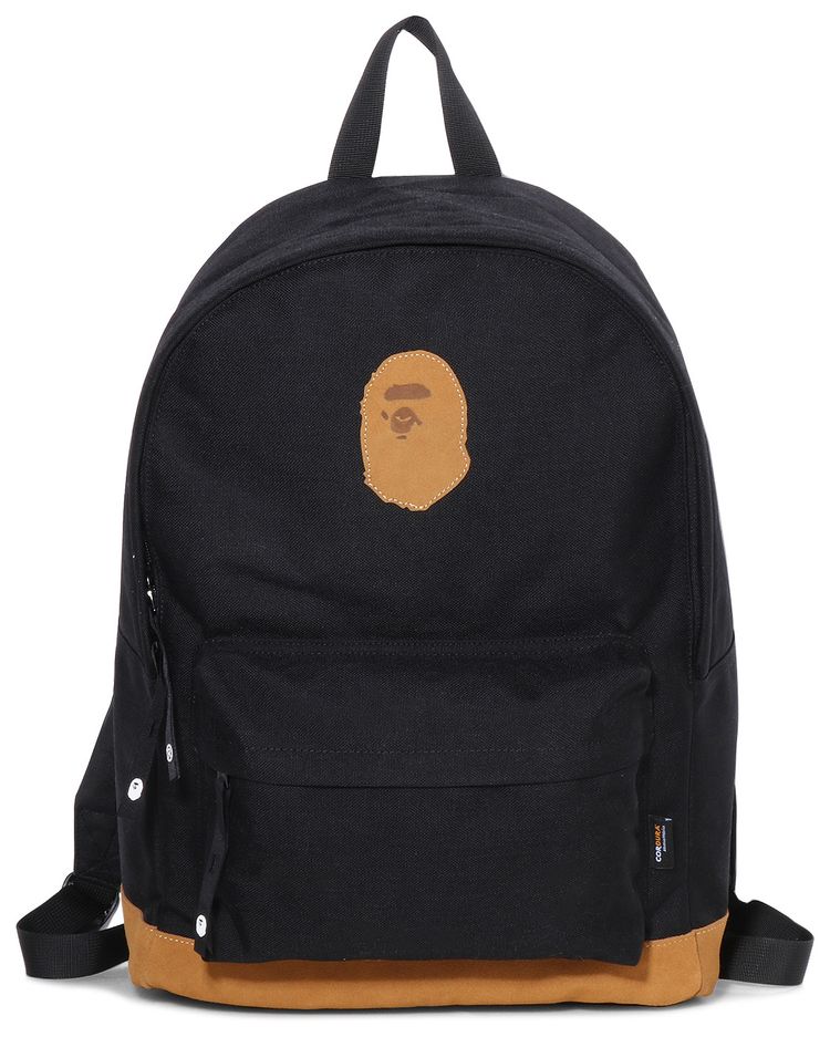BAPE Ape Head Patch Cordura Daypack Black