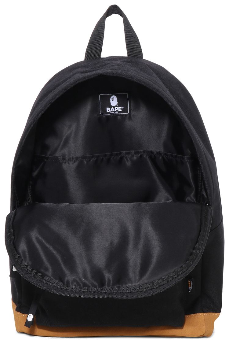 BAPE Ape Head Patch Cordura Daypack Black