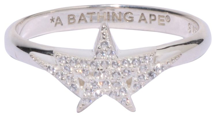 BAPE Twinsta Ring Silver