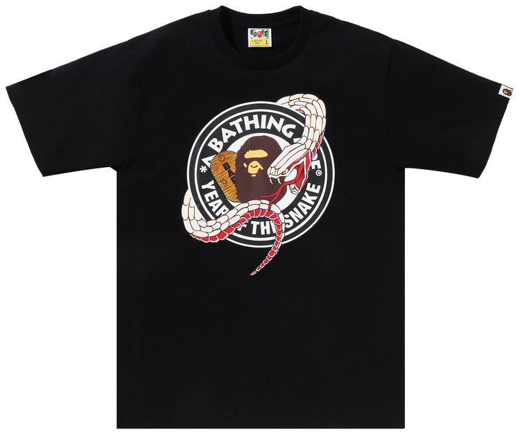 BAPE Year Of The Snake Tee Black