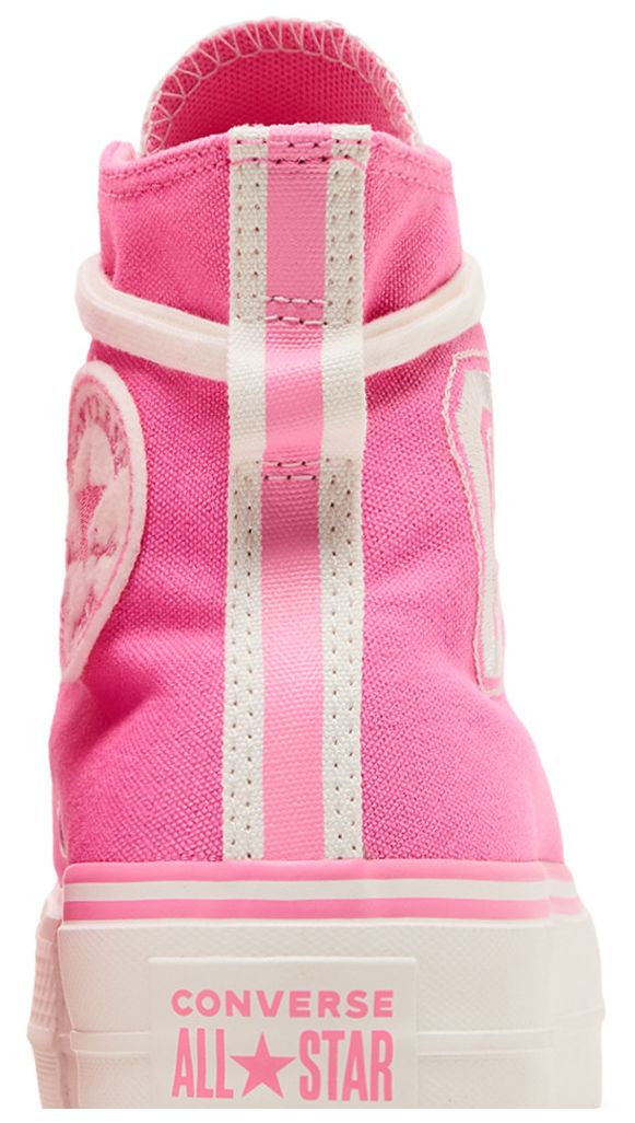 Converse Wmns Chuck Taylor All Star Lift Platform Retro Varsity High Oops Pink