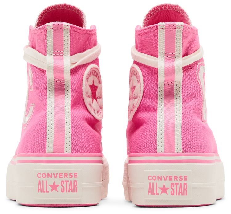 Converse Wmns Chuck Taylor All Star Lift Platform Retro Varsity High Oops Pink